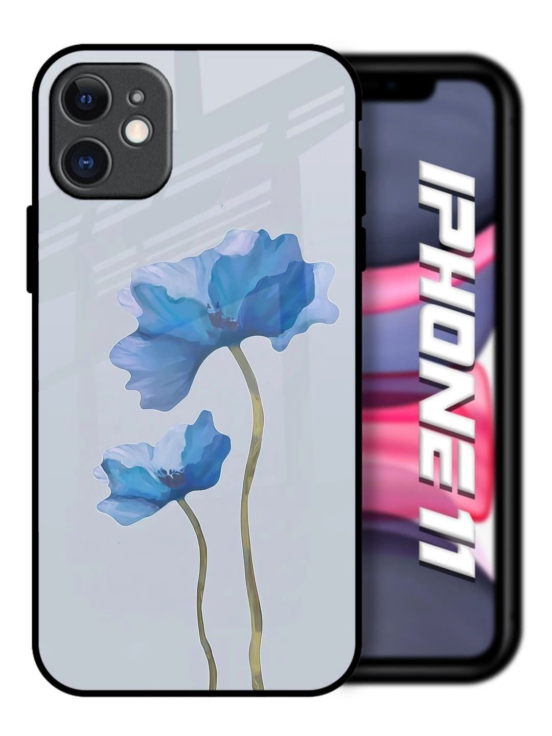 QRIOH Floral Printed iPhone 11 Back Case Mobile Accessories-picture-15