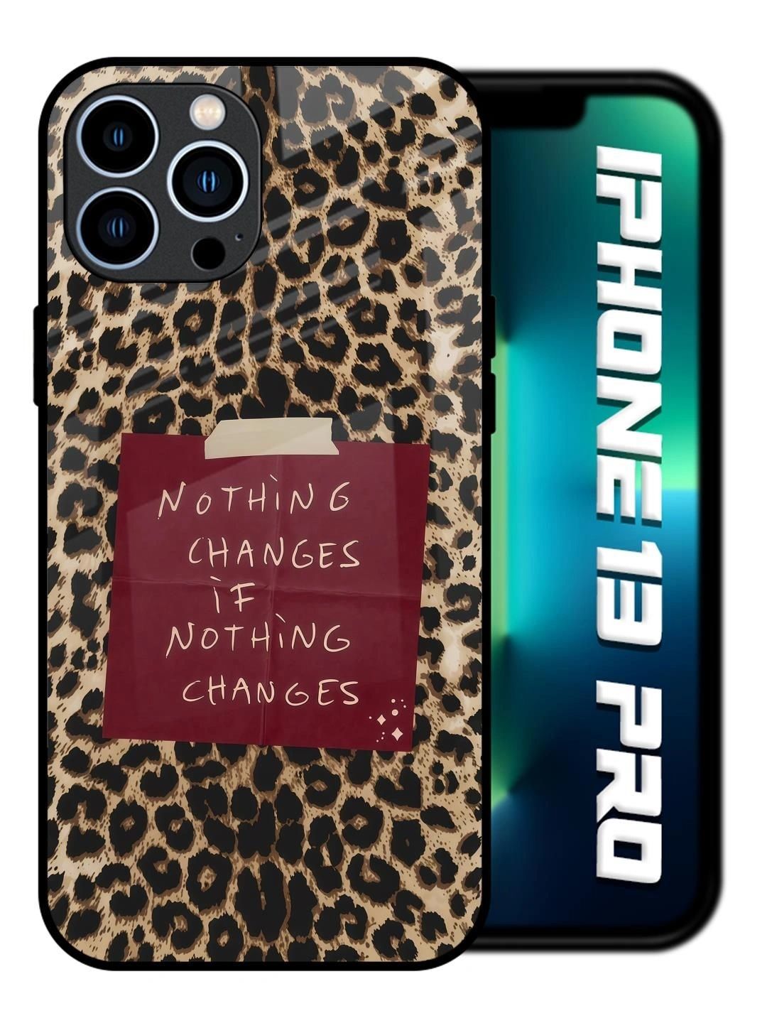 QRIOH Conversational Printed iPhone 13 Pro Back Case Mobile Accessories-image-38