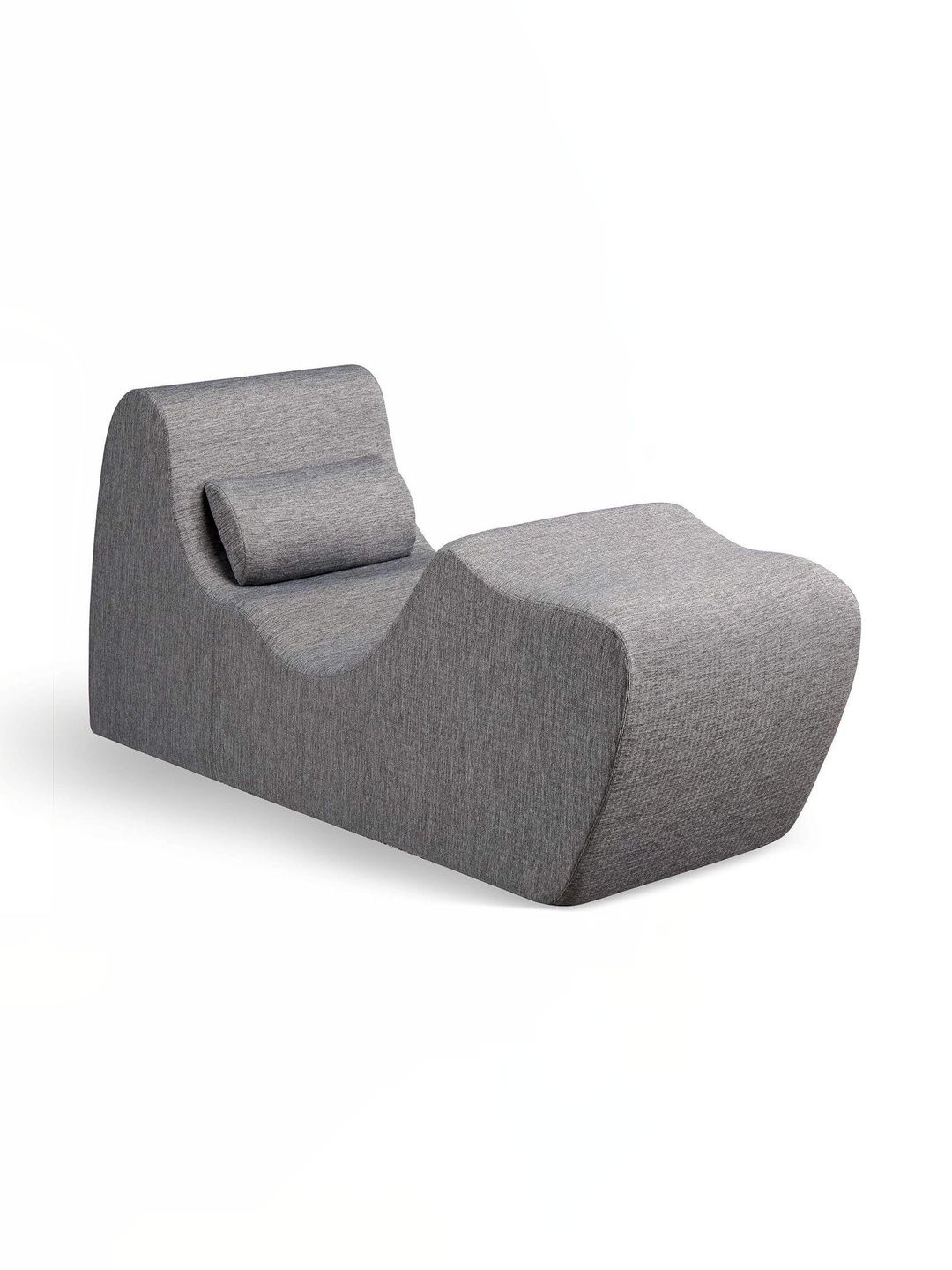 INDIAWOODMART Grey Self Design Sheesham woodLounge Chair-image-11