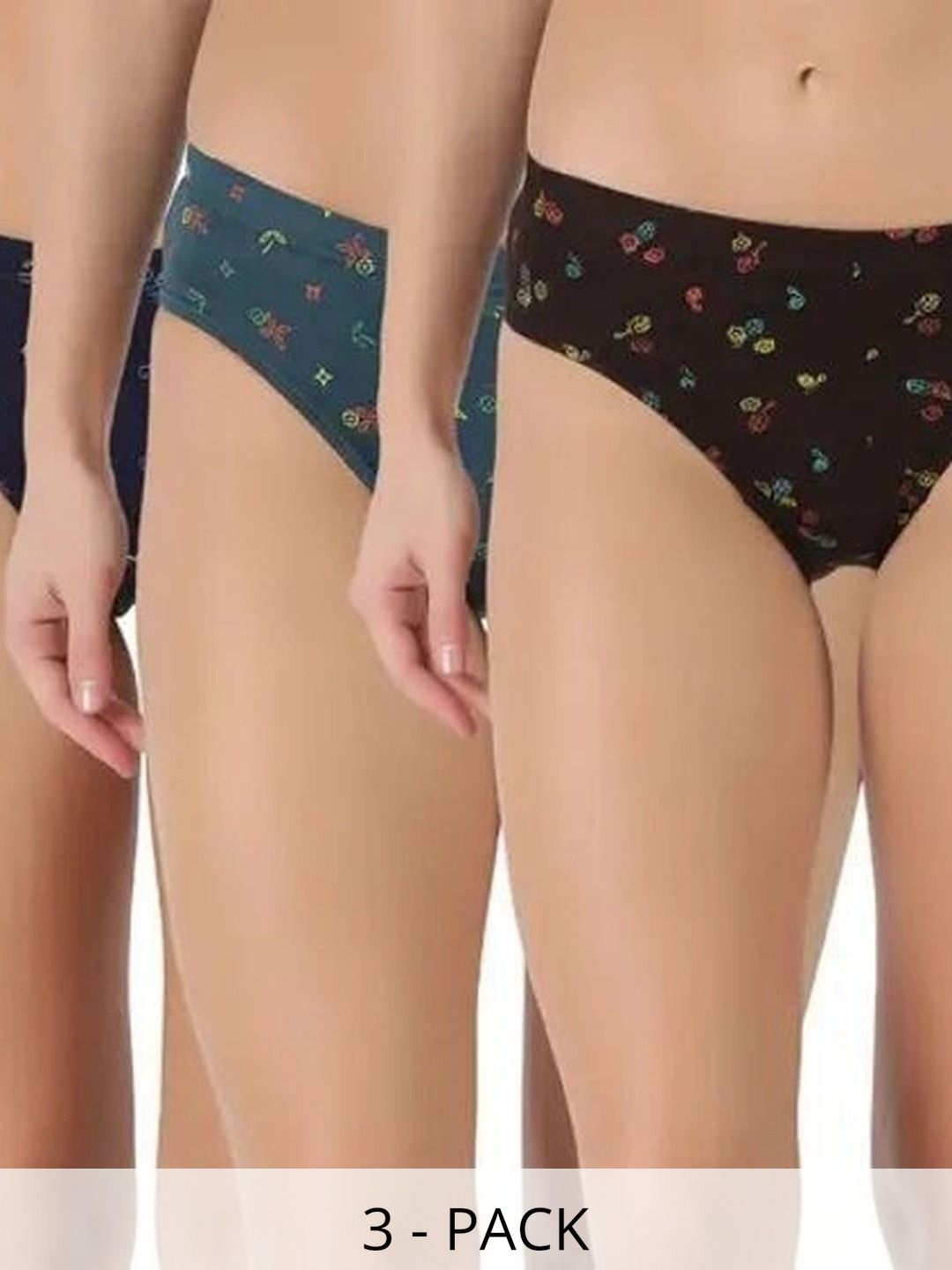 Bebron Women Pack of 3 Printed Assorted Bikini-picture-23
