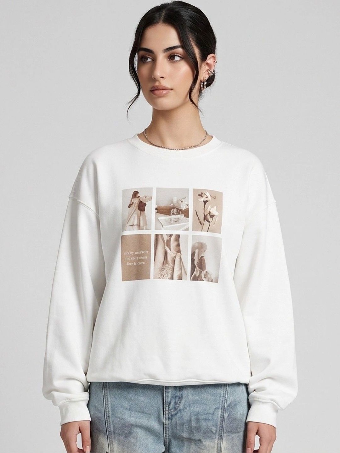 Suo Women Printed Sweatshirt-picture-49