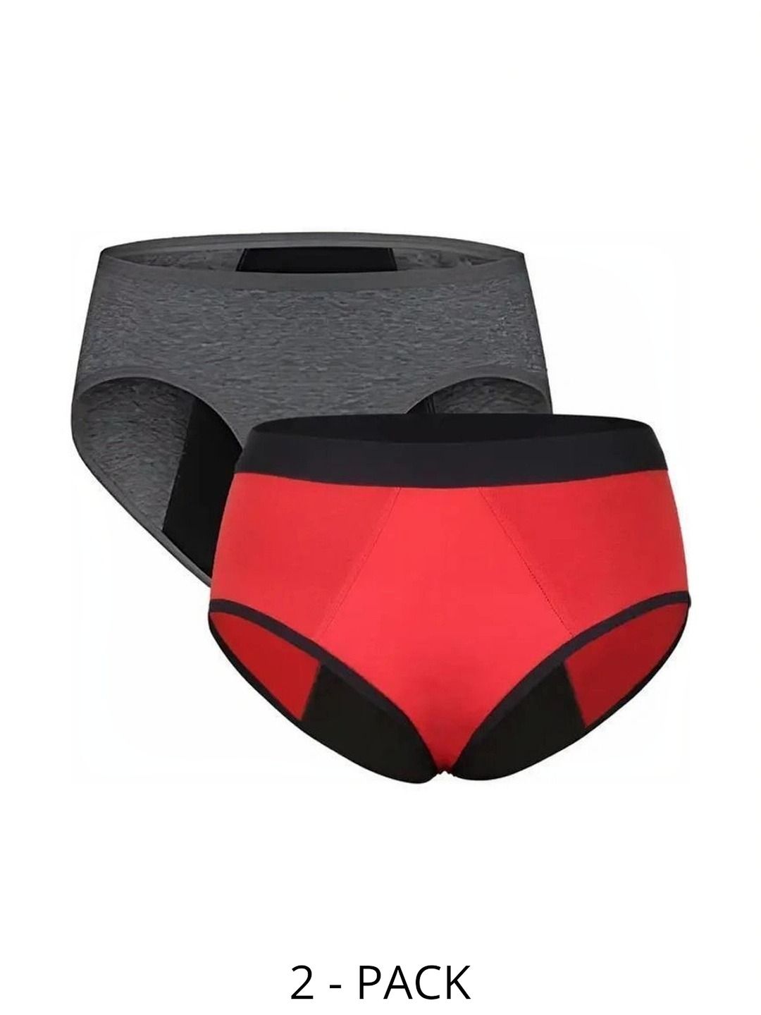 Bebron Women Pack of 2 Assorted Cotton Period Briefs-picture-35