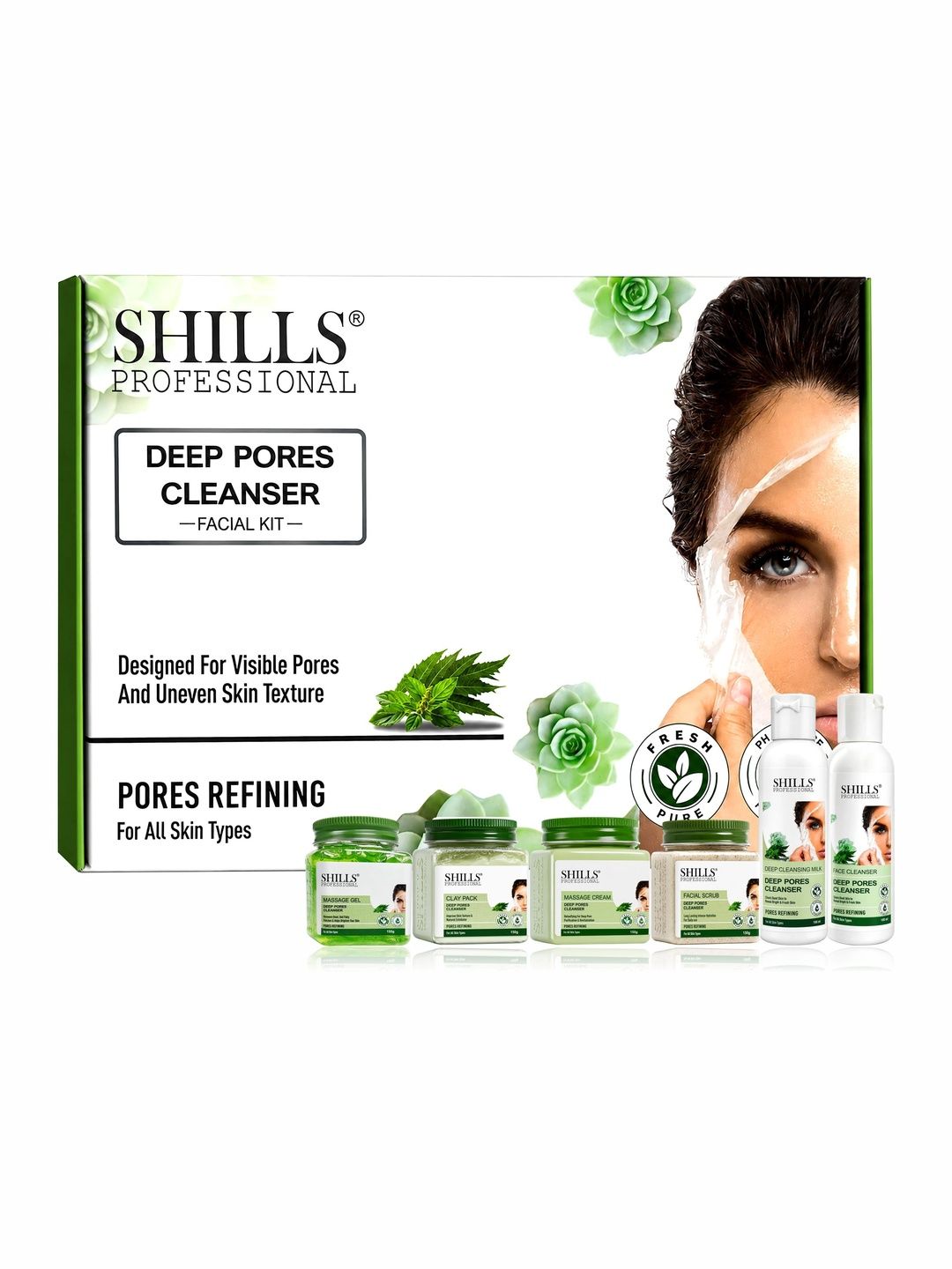 shills professional Set Of 6 Deep Pore Cleanser Facial Kit - 150 g-picture-42