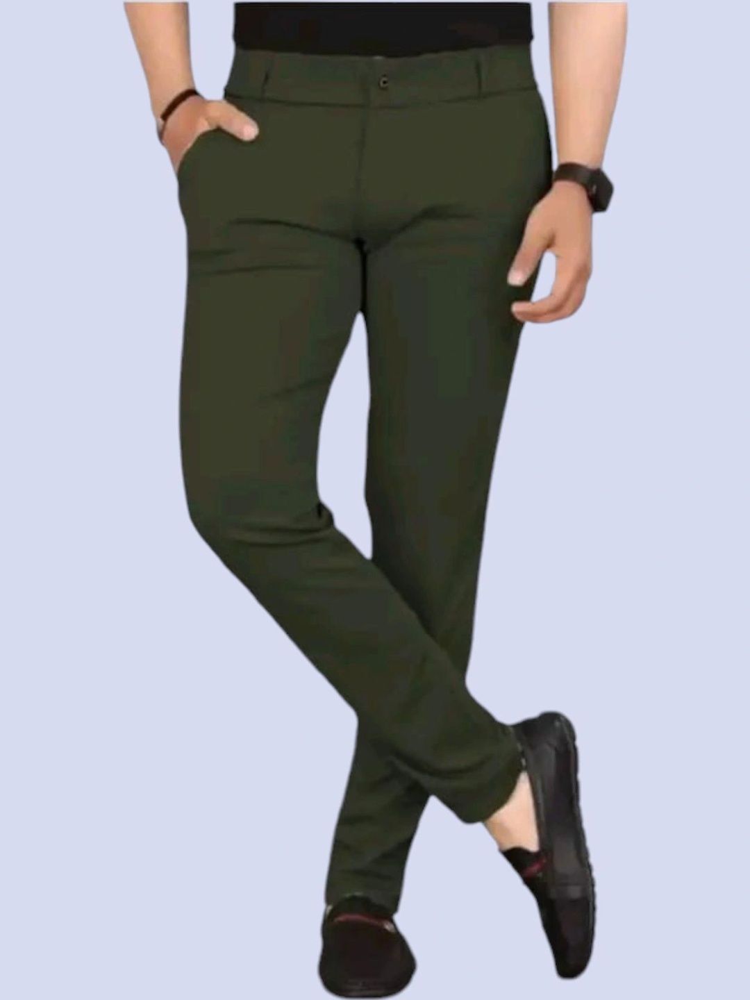 Nitya TrackP Men Smart Slim Fit Trousers-picture-36