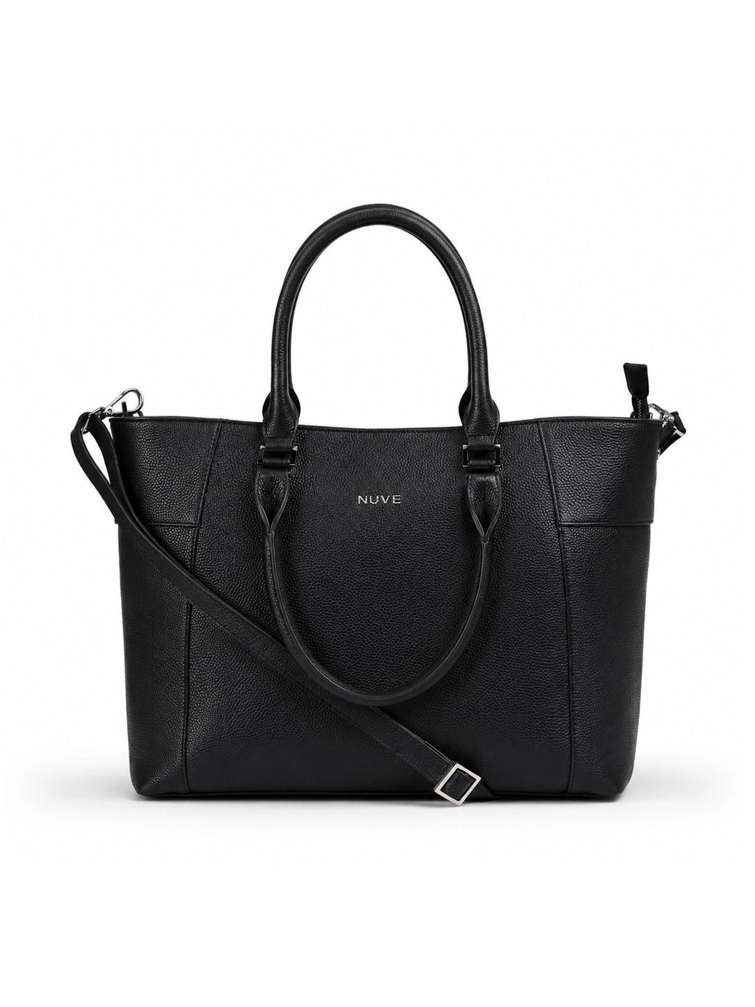 NUVE Textured Leather Tote Bag-image-39