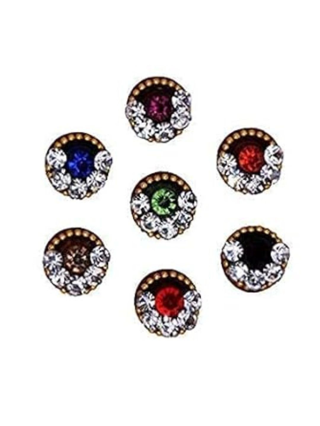 RELANTA Diamond Moti Bindi - Multi-picture-8