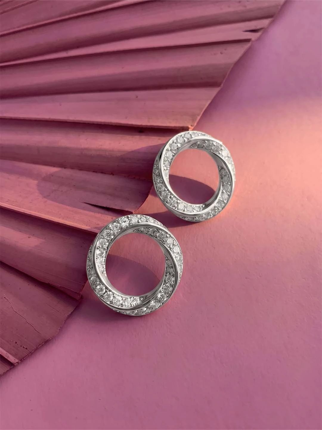 Peora Circular Studs Earrings-picture-21