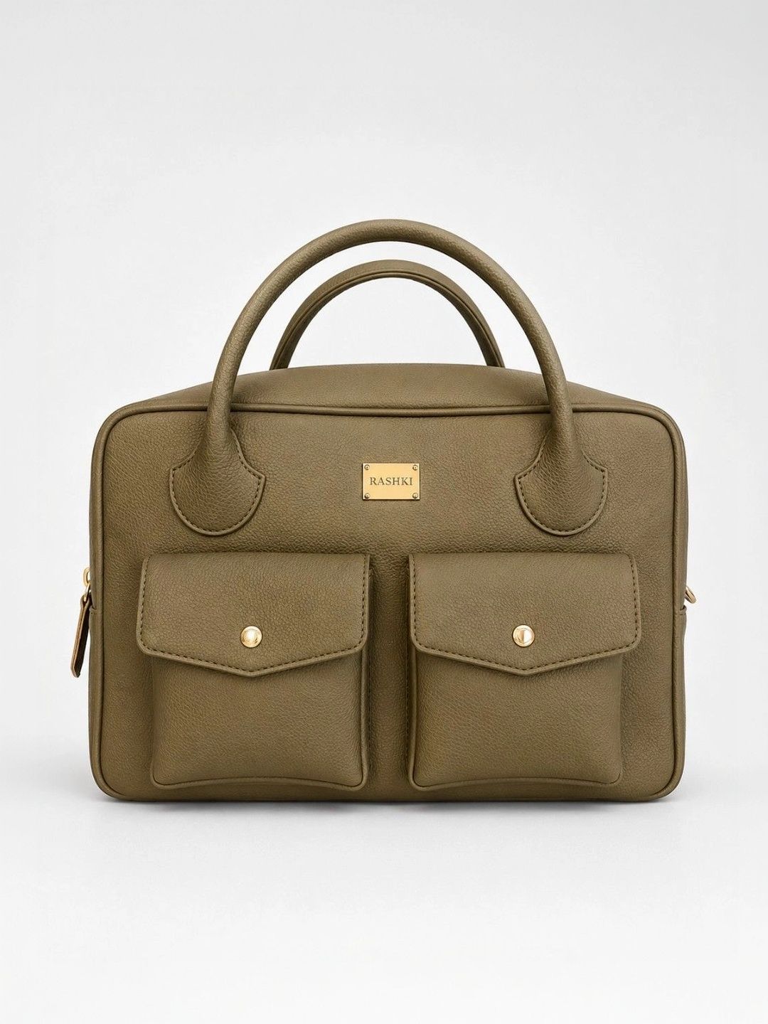RASHKI Unisex Textured PU Laptop Bag-picture-48