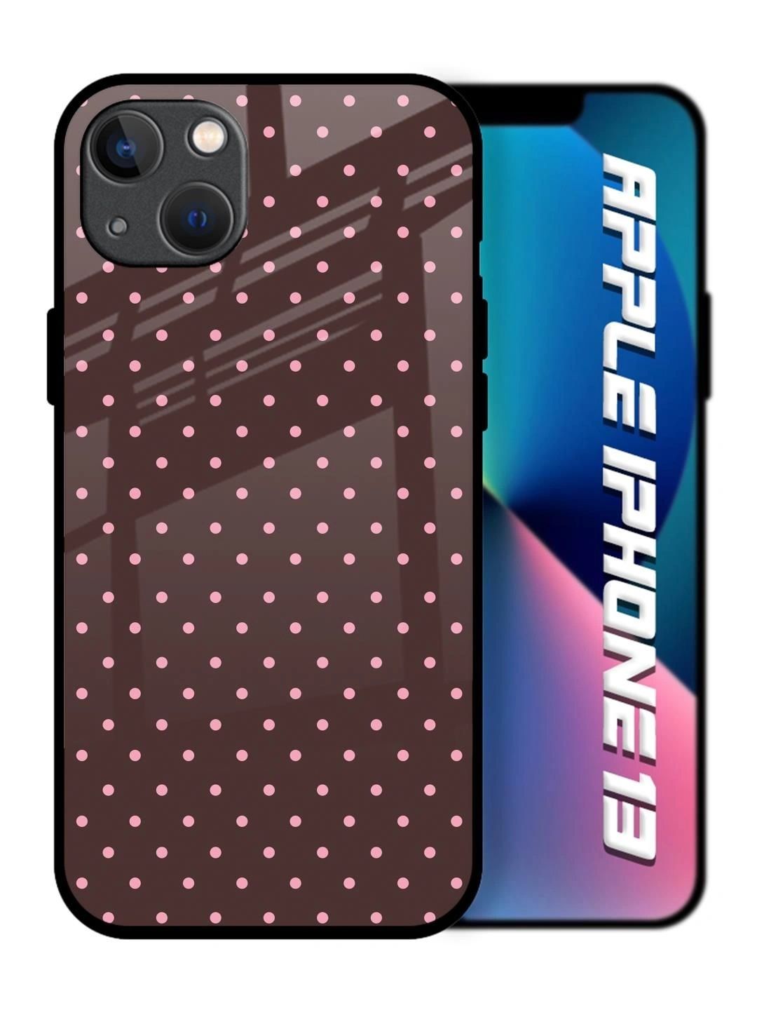 QRIOH Geometric Printed iPhone 13 Back Case Mobile Accessories-picture-38