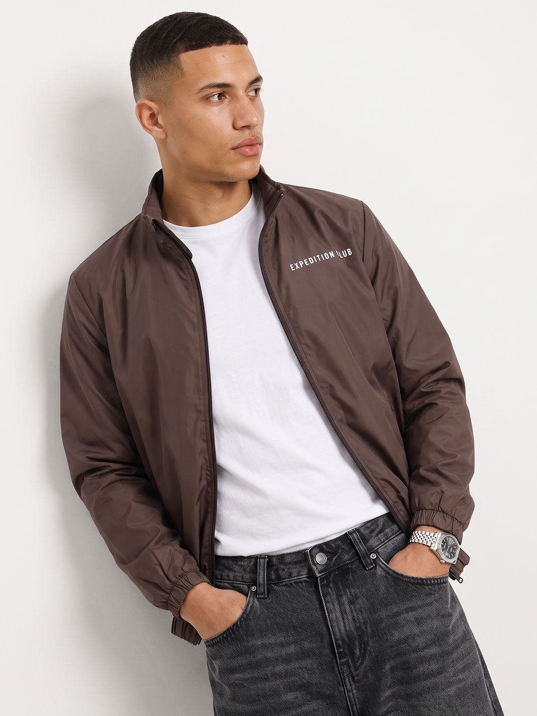 The Roadster Life Co. Mock Collar Bomber Jacket-picture-31