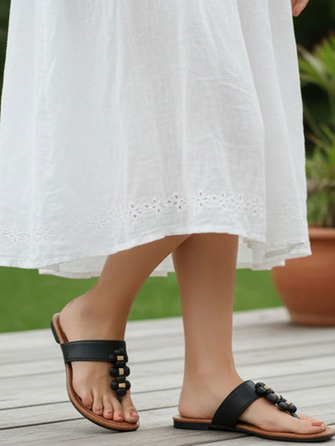 Anouk Women Embellished One Toe Flats-picture-11