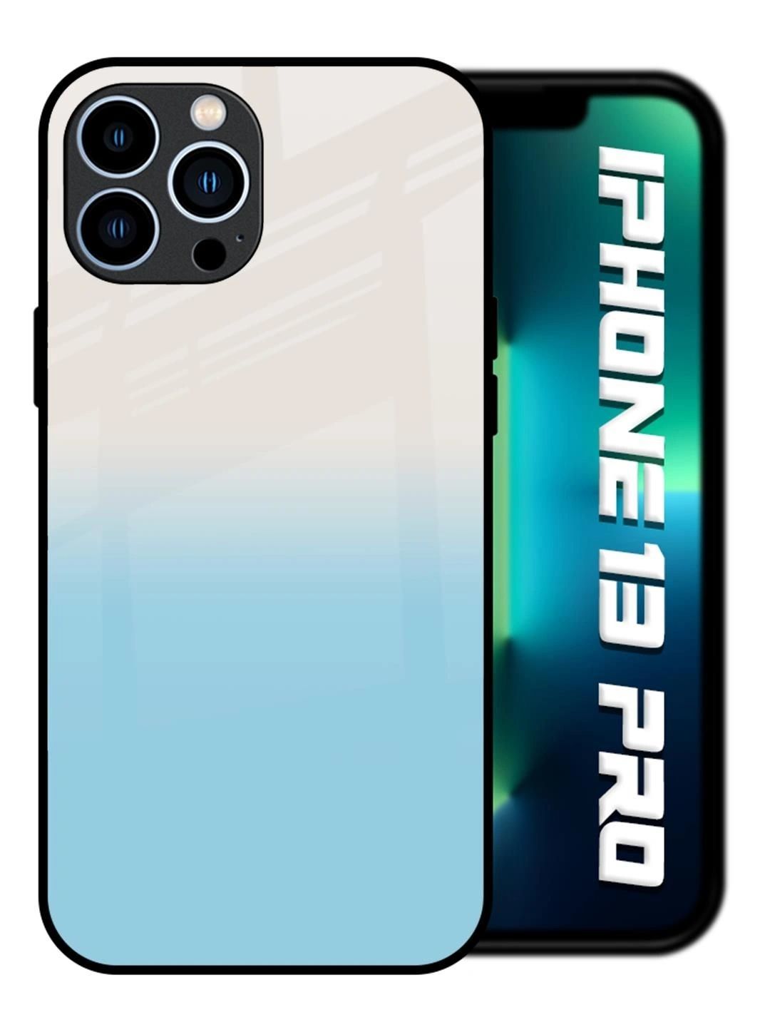 QRIOH Solid Printed iPhone 13 Pro Back Case Mobile Accessories-picture-12