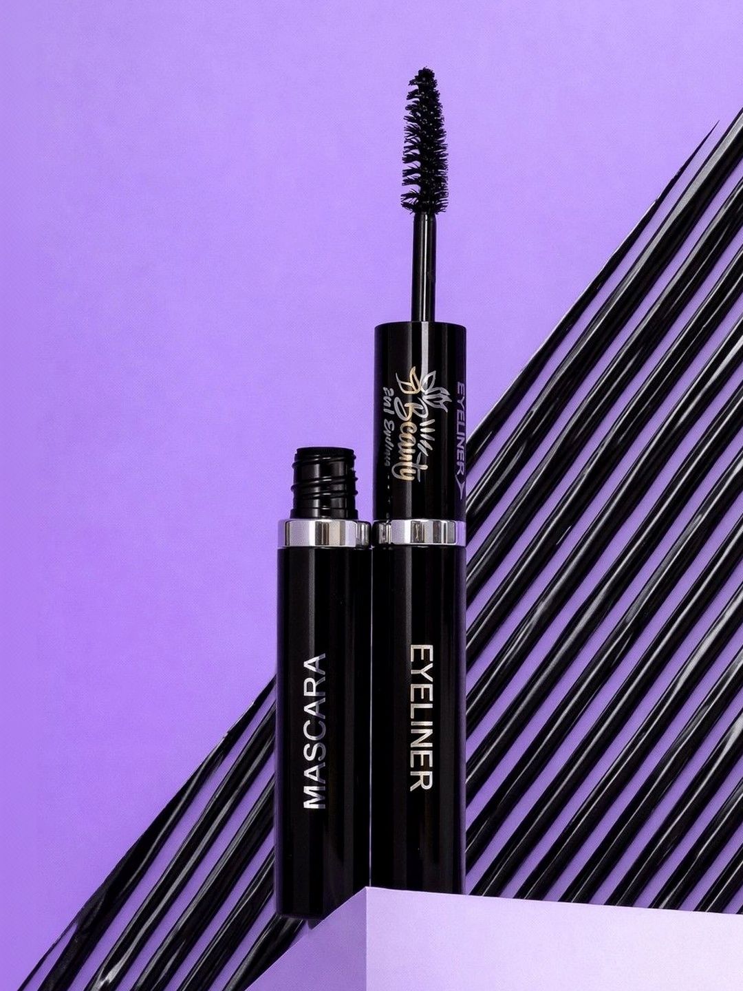 PERSONI 2 in 1 Long-Lasting Definition & Curl Eyeliner Mascara - 12 ml - Black-picture-14