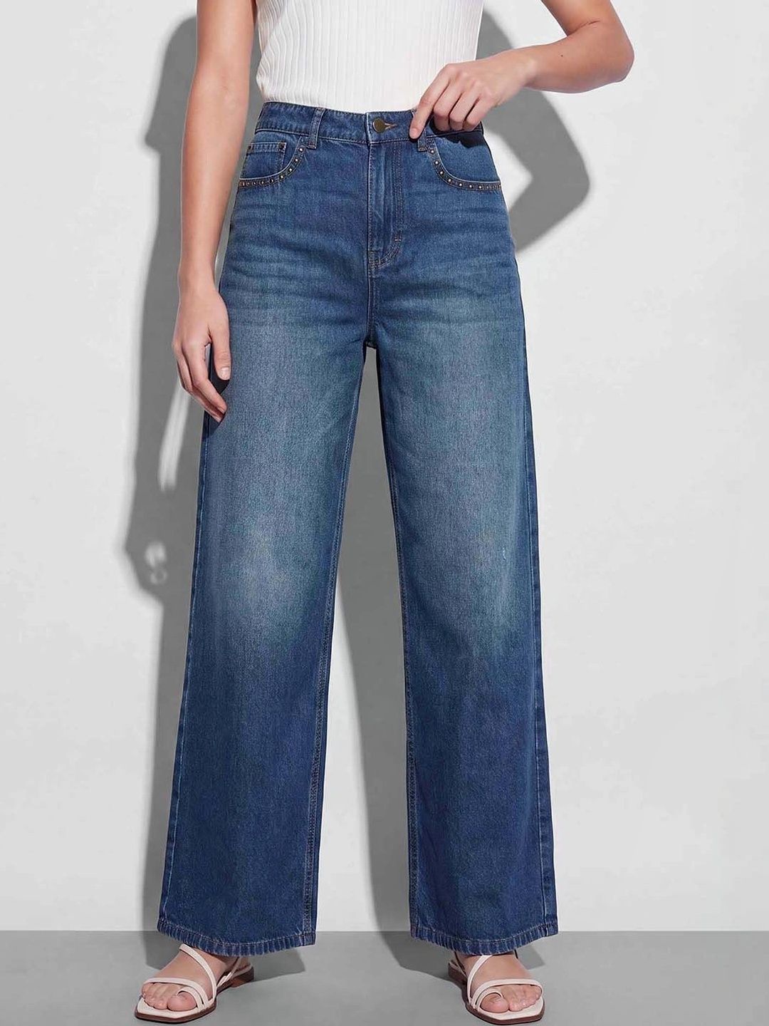 Fame Forever by Lifestyle Women Wide Leg High-Rise Jeans-picture-44