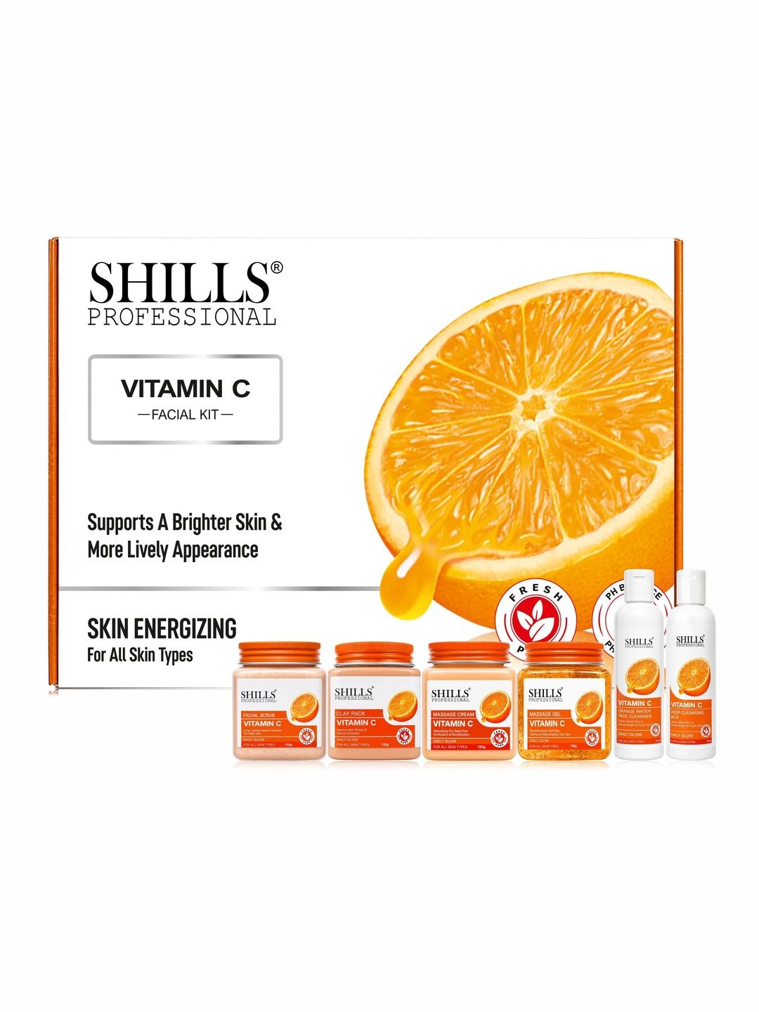 shills professional Vitamin-C Facial Kit - 800 ml-picture-35