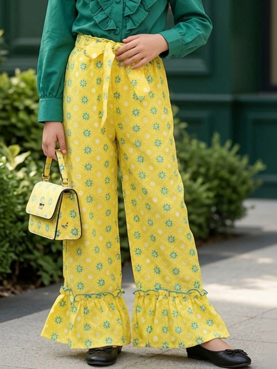 Cutiekins Girls Floral Printed Palazzos-picture-41
