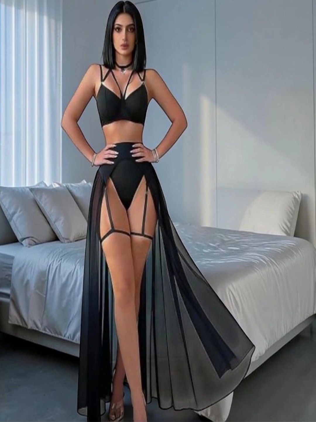 APEKTRA Satin Baby Doll-picture-45