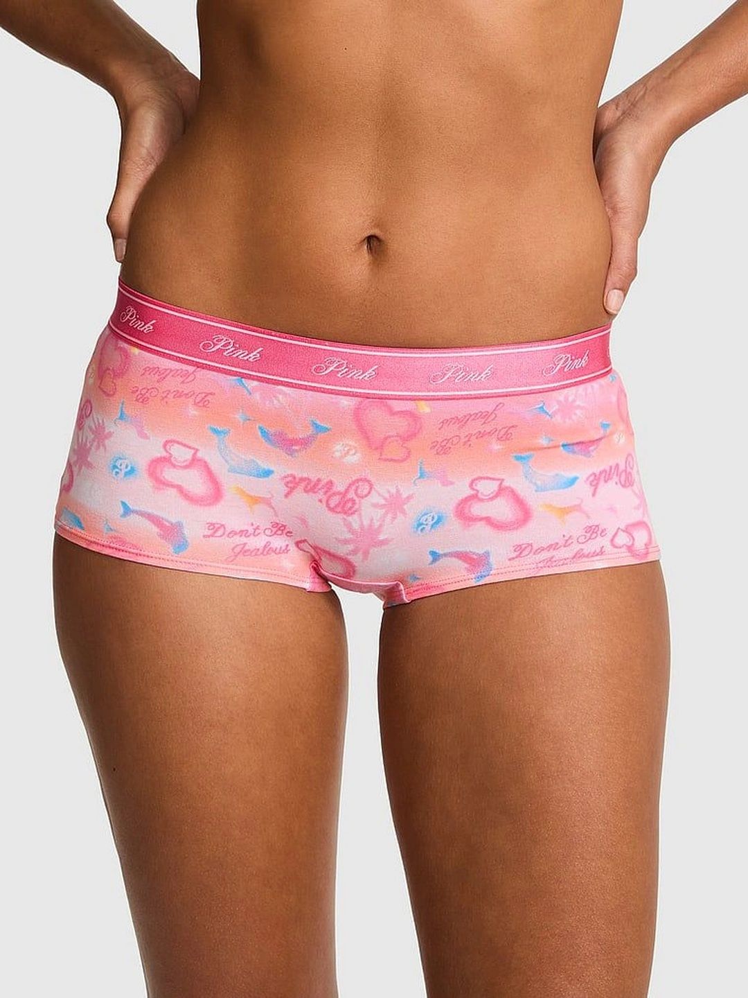 Victoria's Secret Women Printed Boy Shorts-picture-55