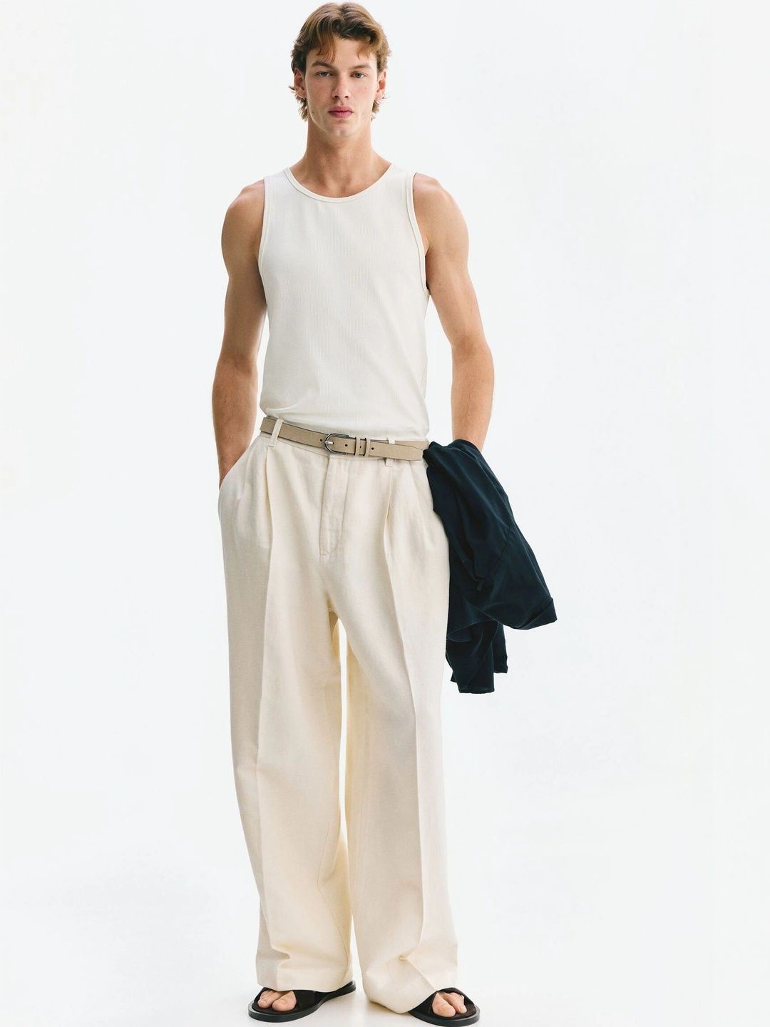 H&M Slim Fit Ribbed Vest Top-picture-23