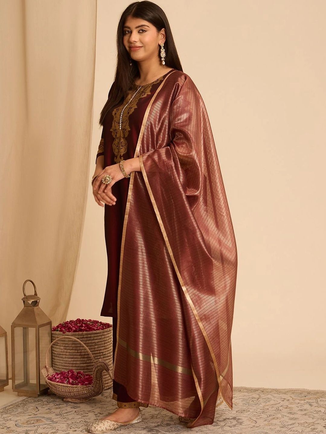 Rangriti Woven Design Viscose Rayon Dupatta-picture-24