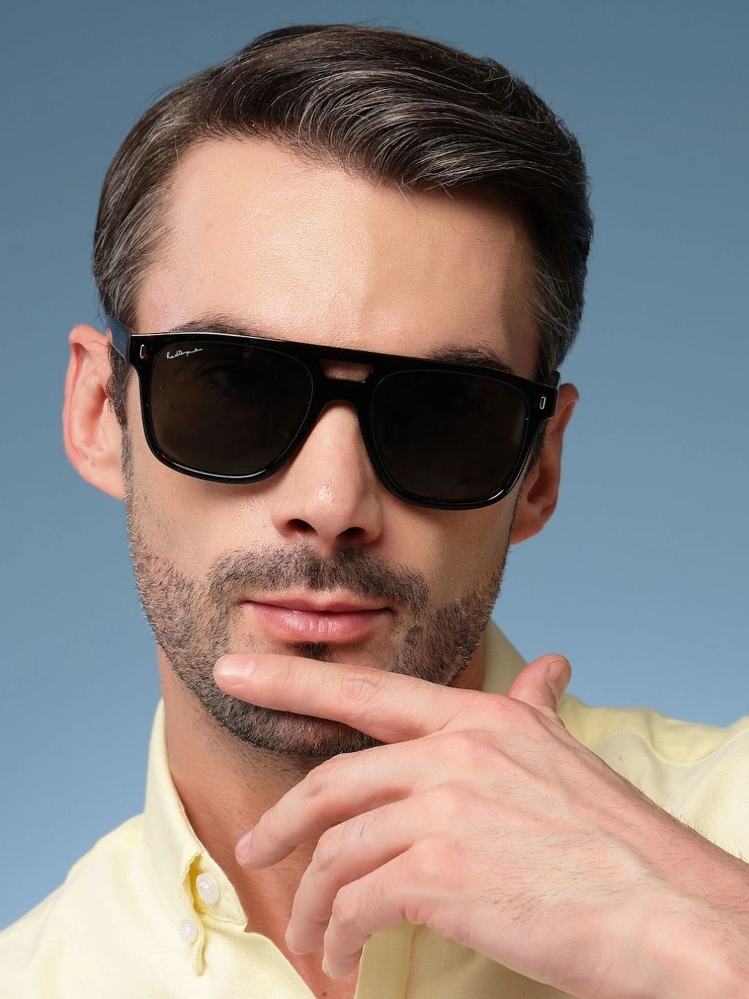 Red Tape Unisex Dark Green Lens & Black Frame Square Sunglasses with UV Protected Lens-picture-55