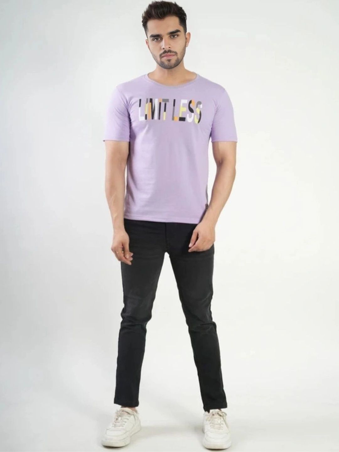FLORA SHINE Men Typography Printed Bio Finish T-shirt-picture-50