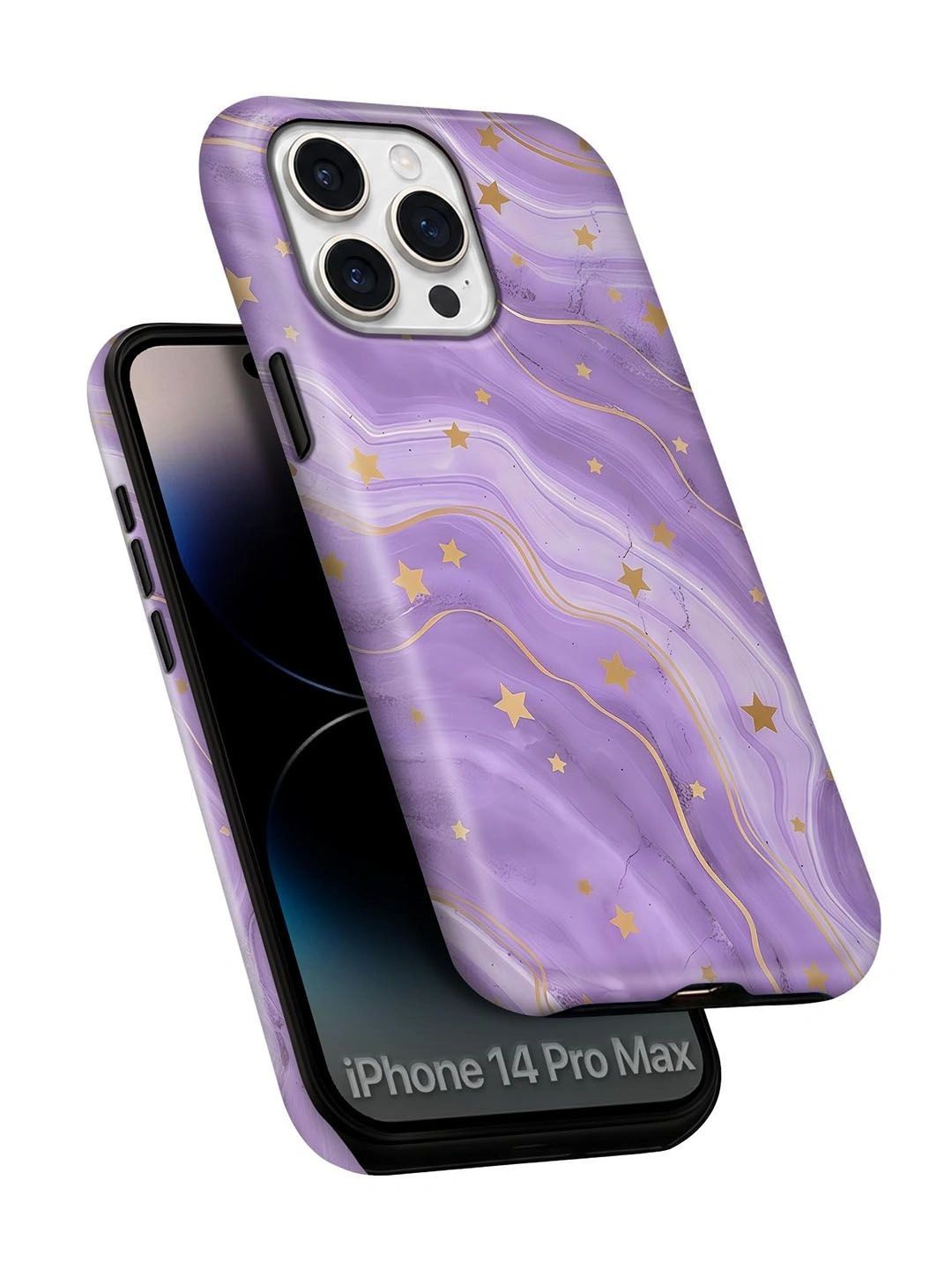 QRIOH Abstract Printed iPhone 14 Pro Max Back Case Mobile Accessories-image-34