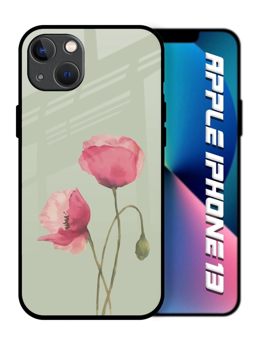 QRIOH Floral Printed iPhone 13 Back Case Mobile Accessories-picture-42