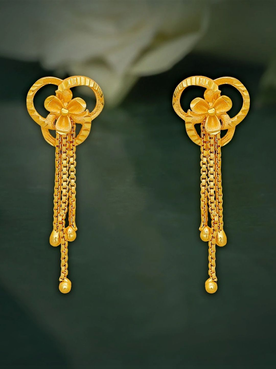 Raj And Deb Floral Drop Earrings-picture-53