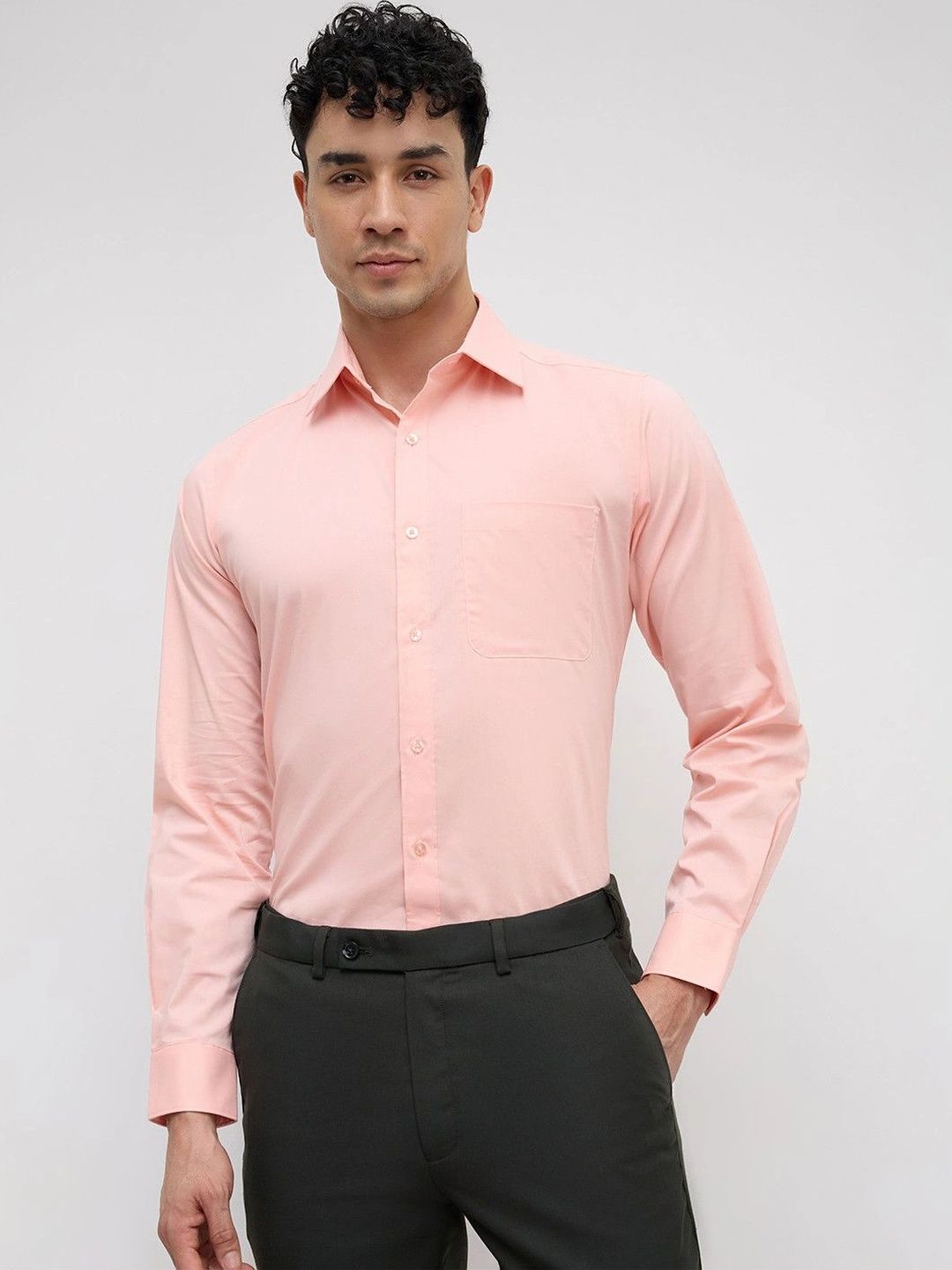 Raymond Men Classic Slim Fit Formal Shirt-picture-15