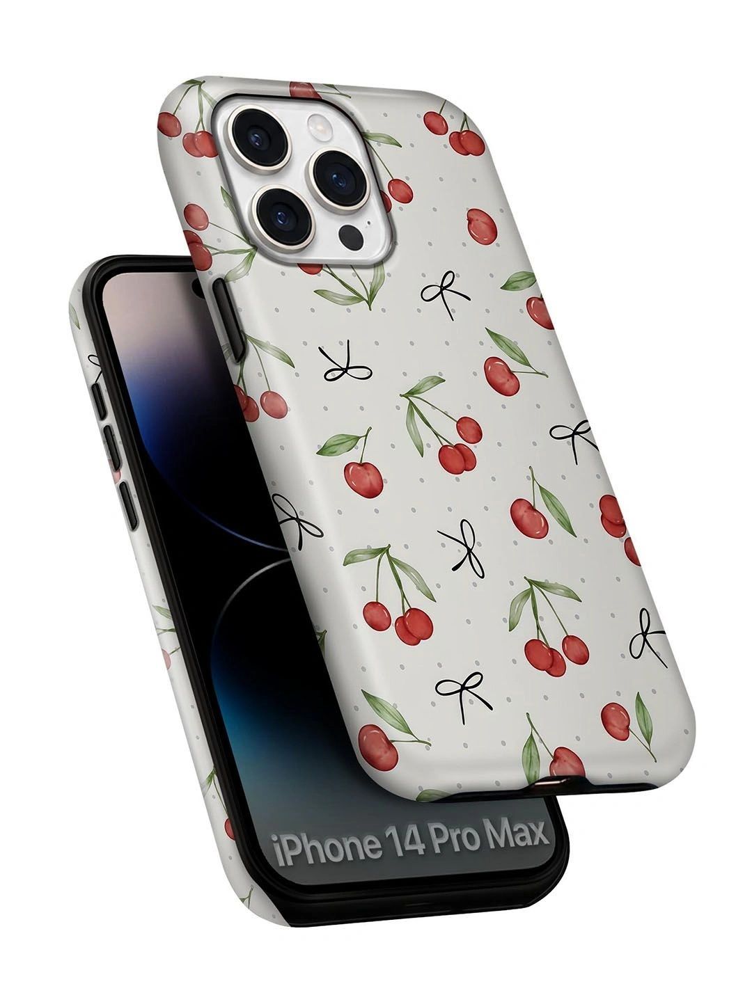 QRIOH Floral Printed iPhone 14 Pro Max Back Case Mobile Accessories-picture-30