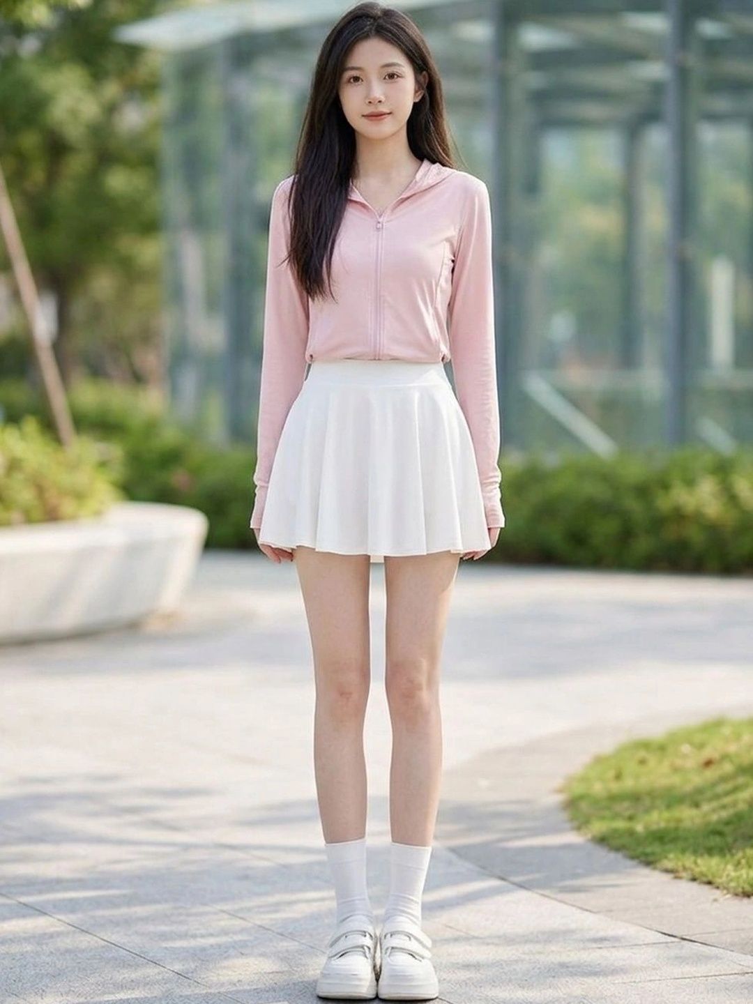 Suo Women Mini Flared Skirt-picture-27