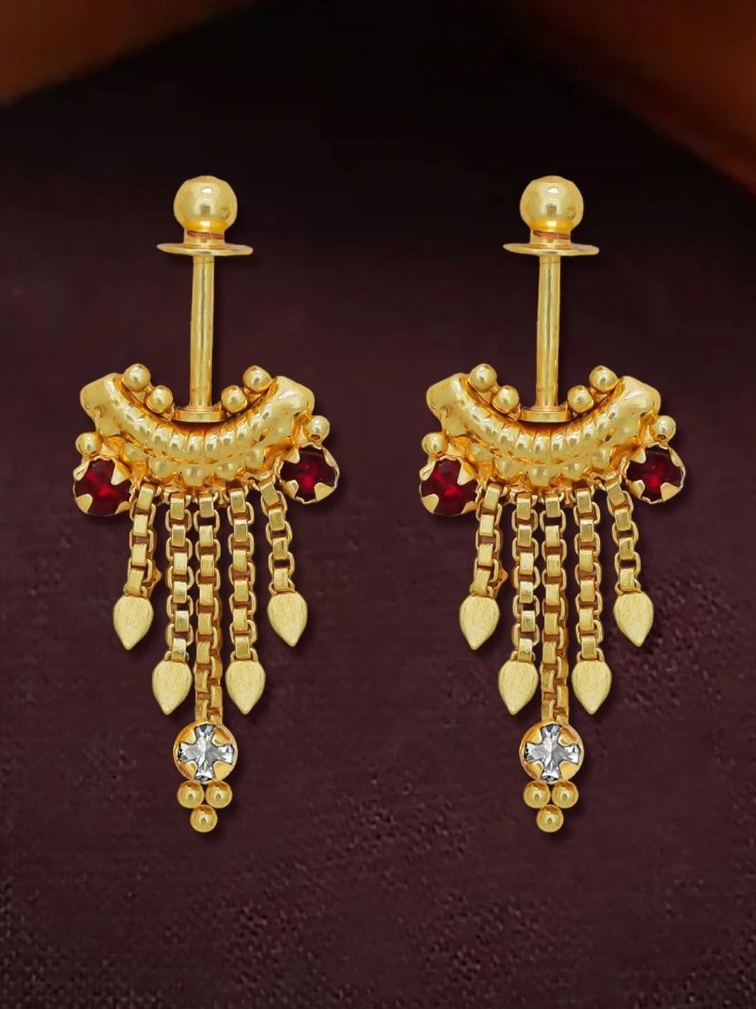 Drashti Collection Geometric Drop Earrings-picture-20