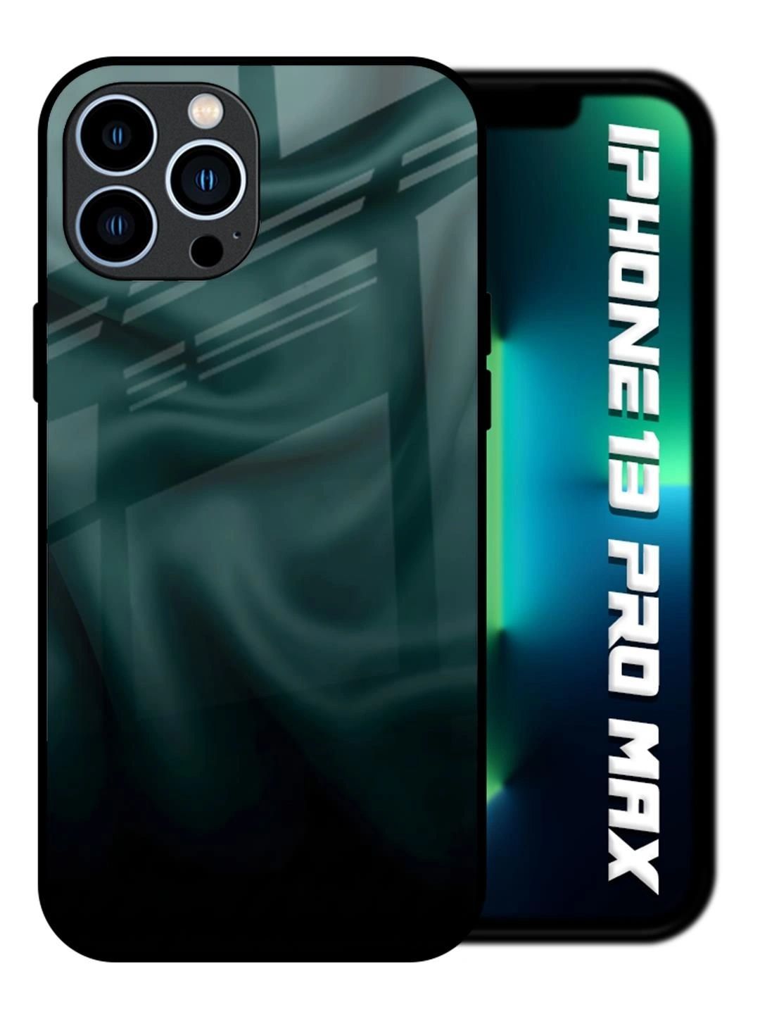 QRIOH Abstract Printed iPhone 13 Pro Max Back Case Mobile Accessories-image-36