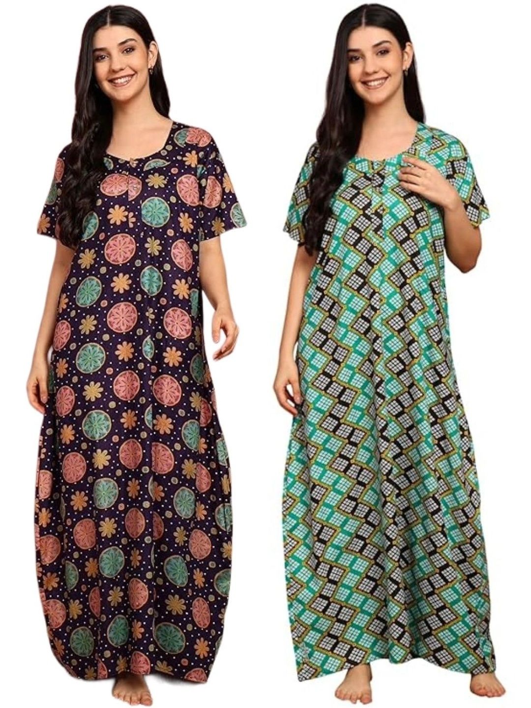 KBNBJ Printed Maxi Nightdress-picture-38