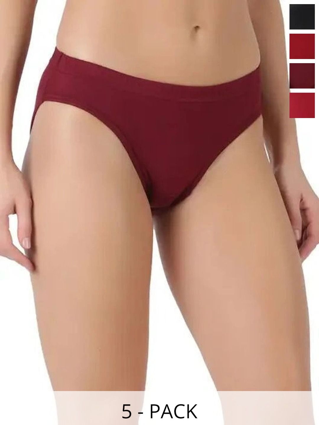 Bebron Women Pack of 5 Printed Assorted Bikini-picture-32