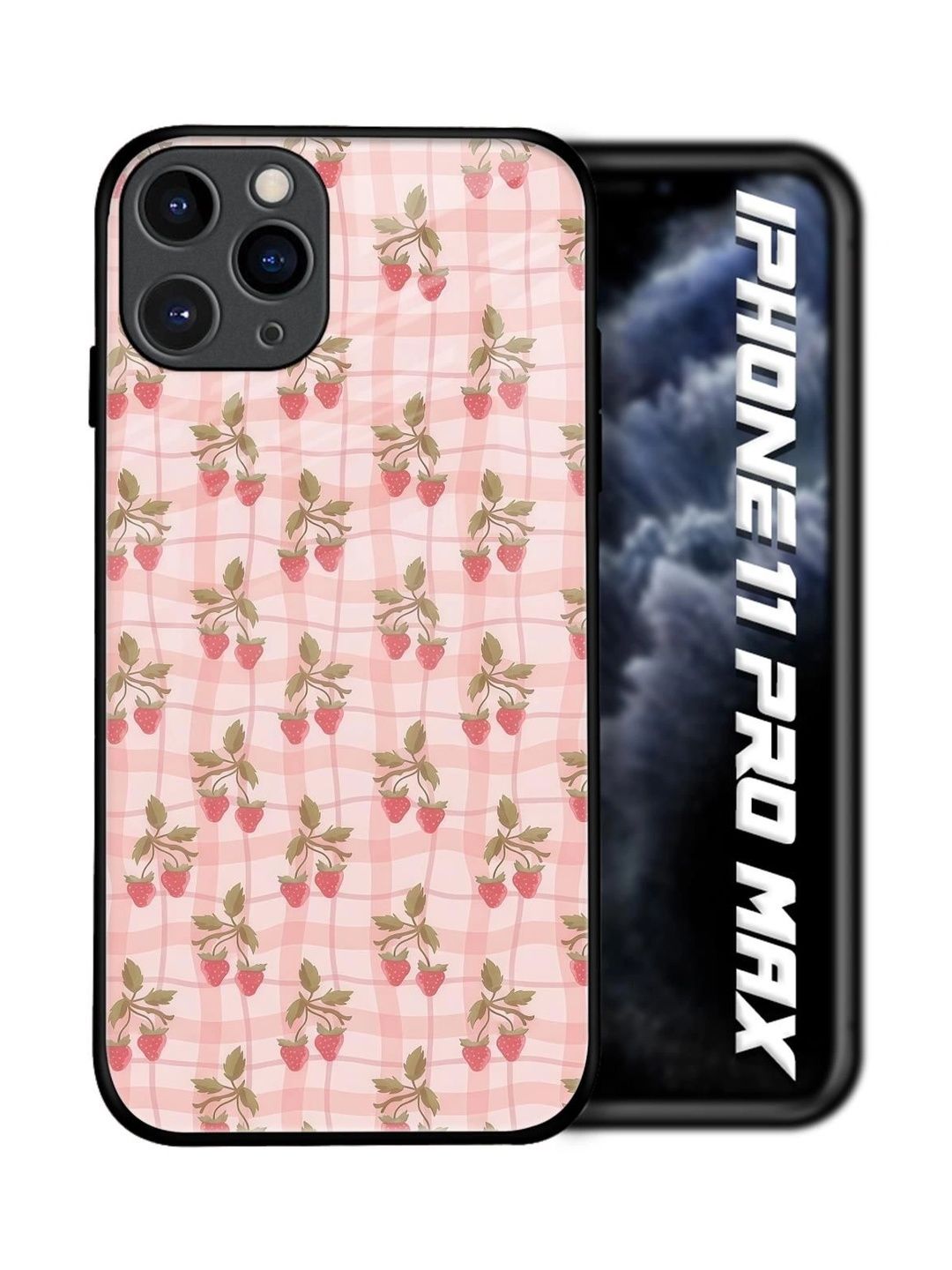 QRIOH Floral Printed iPhone 11 Pro Max Back Case Mobile Accessories-picture-14