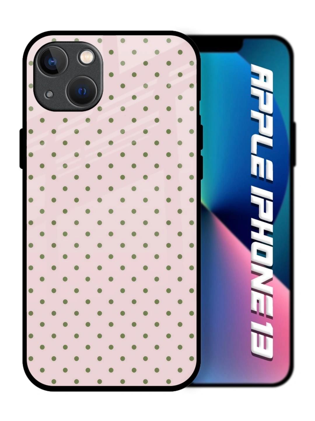 QRIOH Geometric Printed iPhone 13 Back Case Mobile Accessories-picture-51