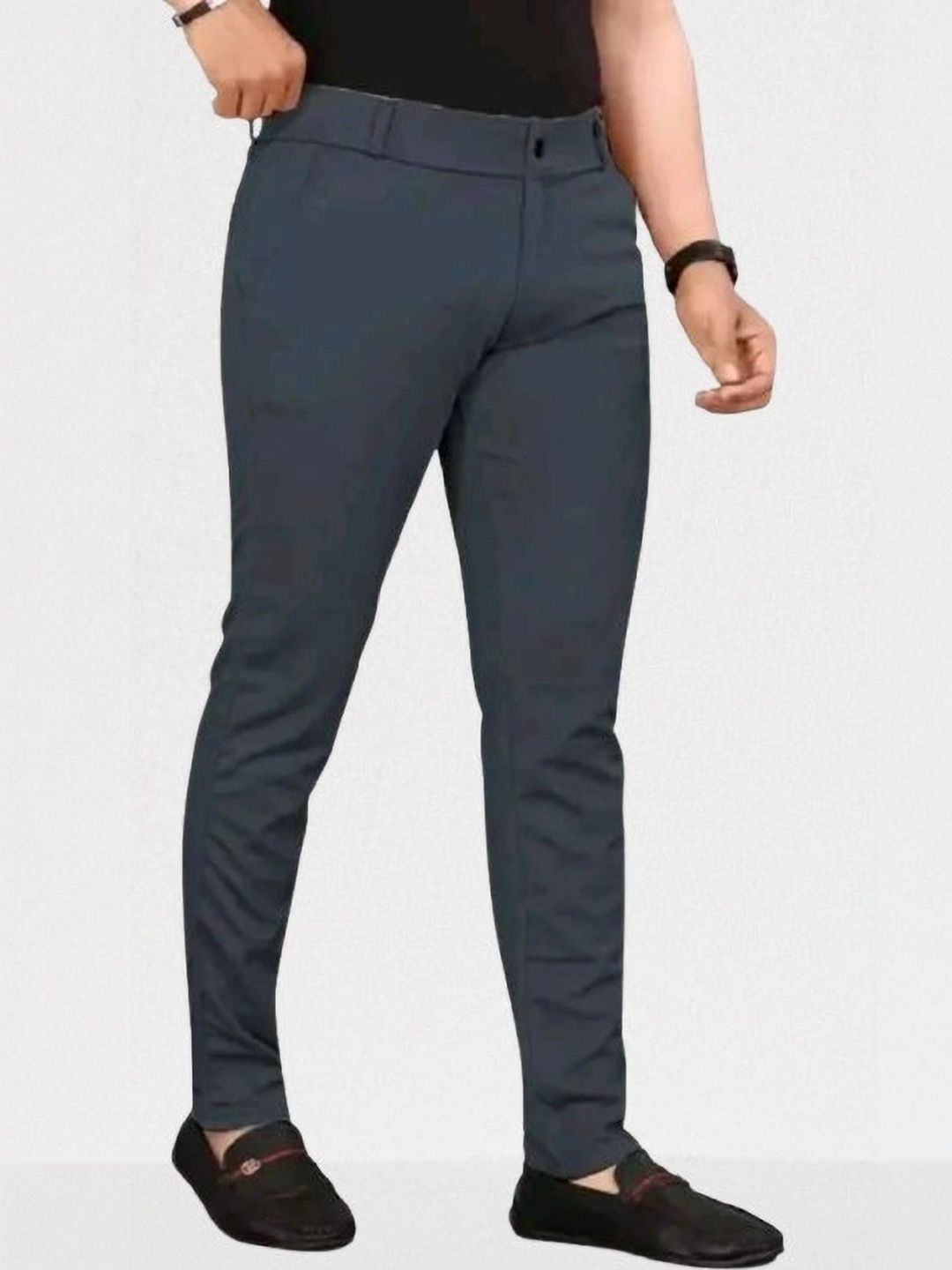 Nitya TrackP Men Smart Slim Fit Trousers-picture-12