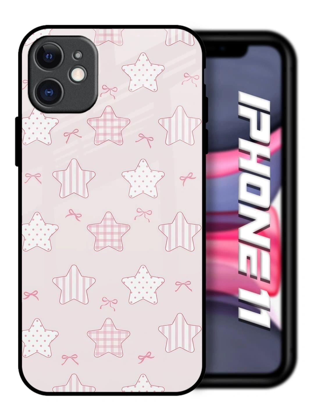 QRIOH Geometric Printed iPhone 11 Back Case Mobile Accessories-image-45