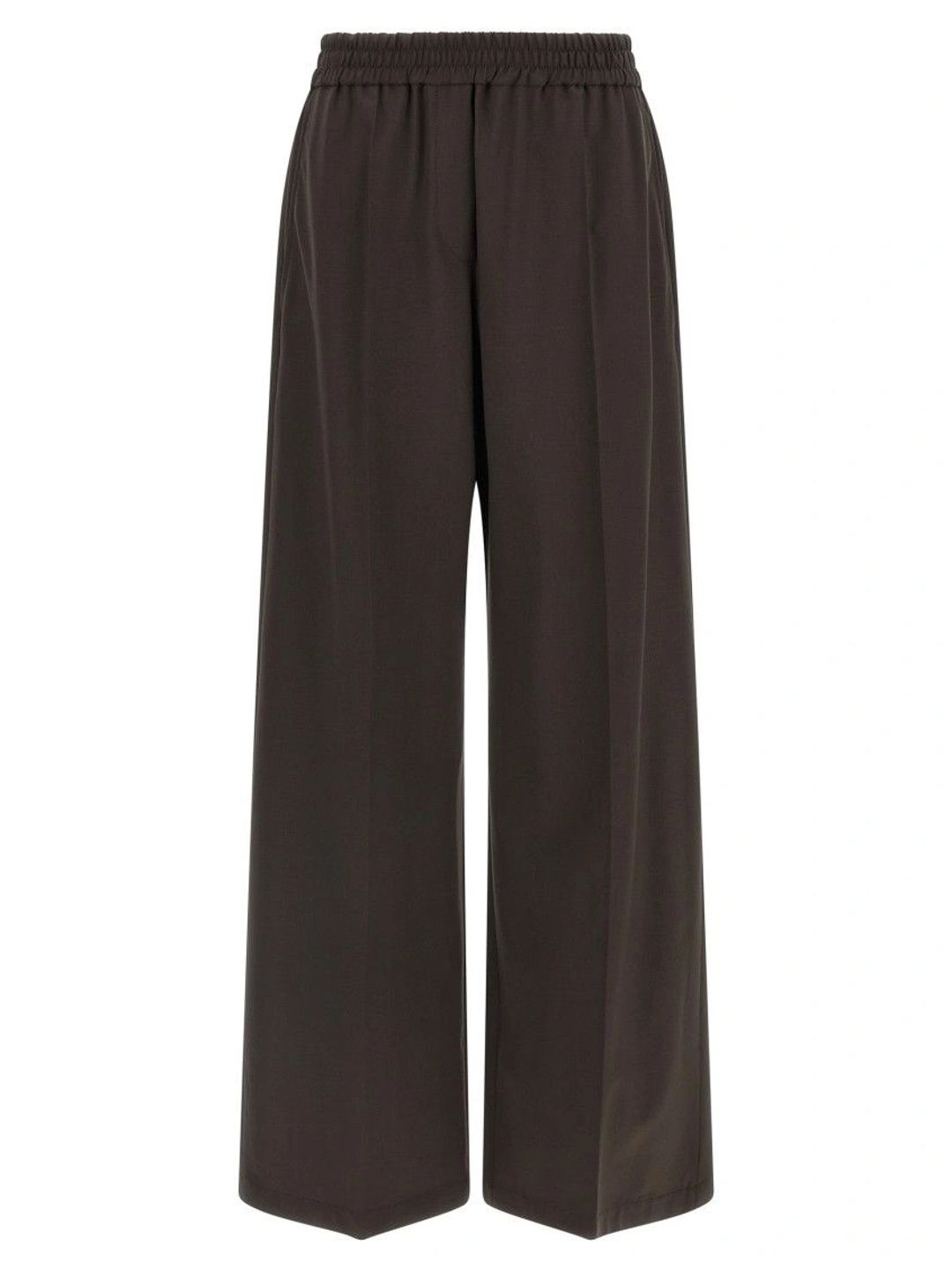 Brunello Cucinelli Brown Straight Elasticated Pants-picture-20