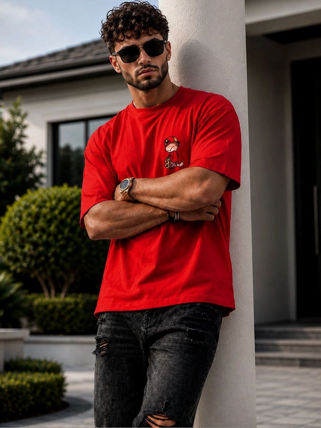 BRAHMOR Men Printed T-shirt-picture-57