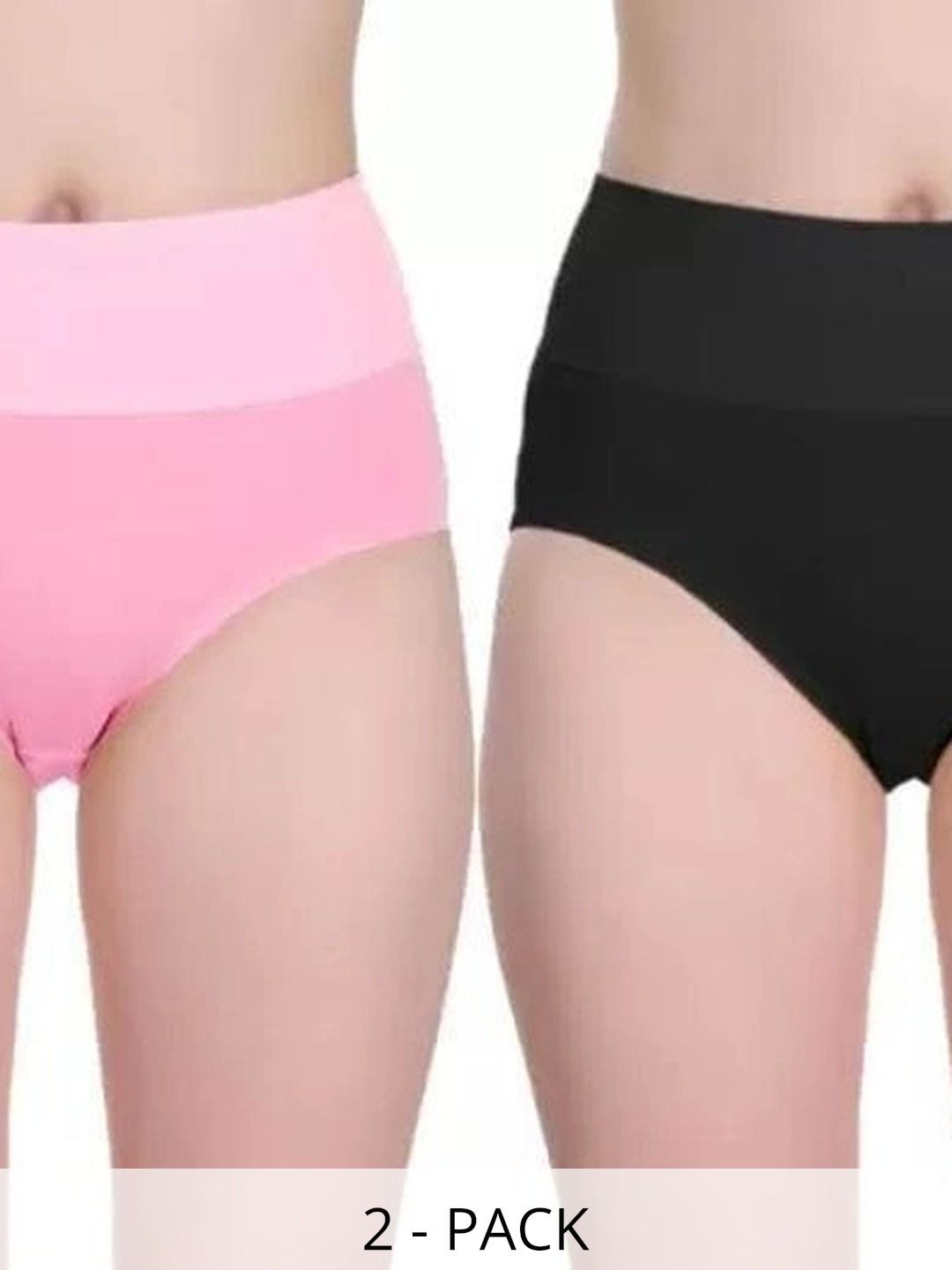 Bebron Women Pack of 2 Assorted Basic Briefs-picture-26