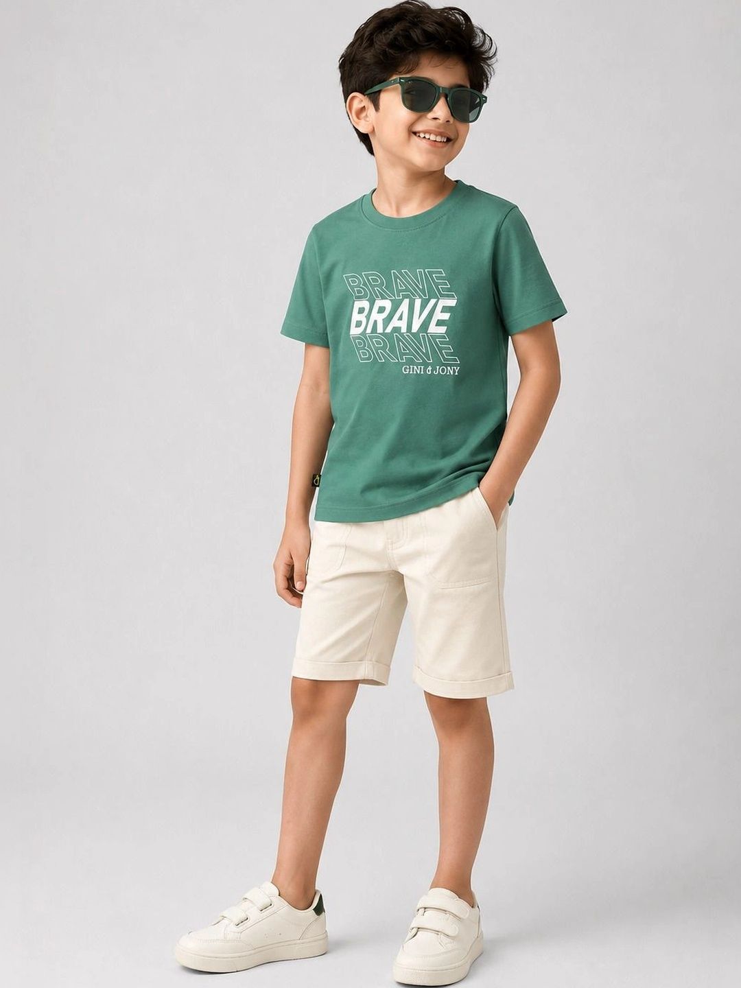 Gini and Jony Boys Typography Printed T-shirt-picture-23