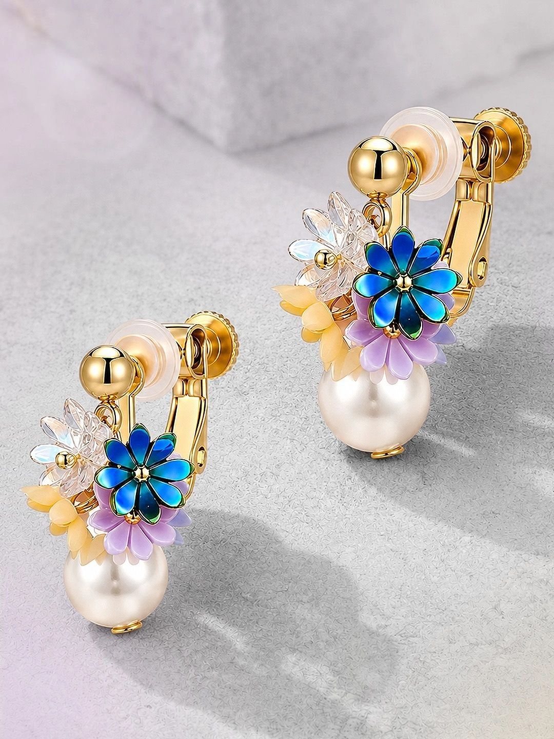 MAZZINI Floral Drop Earrings-picture-28