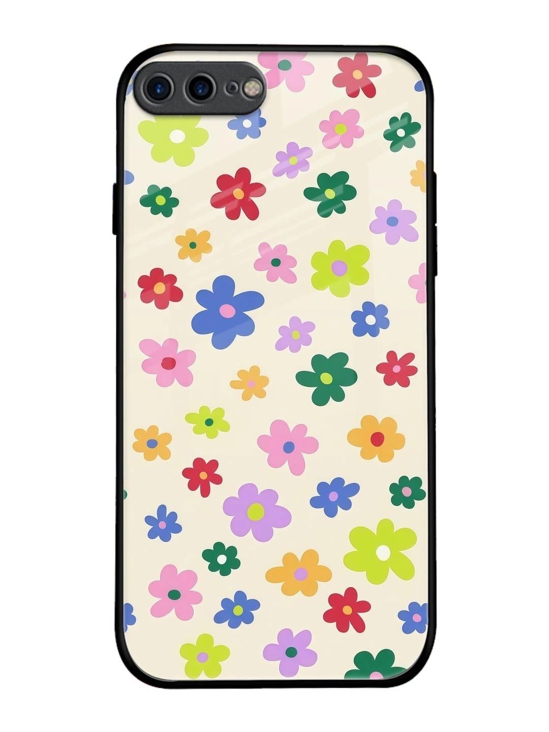 QRIOH Floral Printed iPhone 7 Plus Back Case Mobile Accessories-picture-48