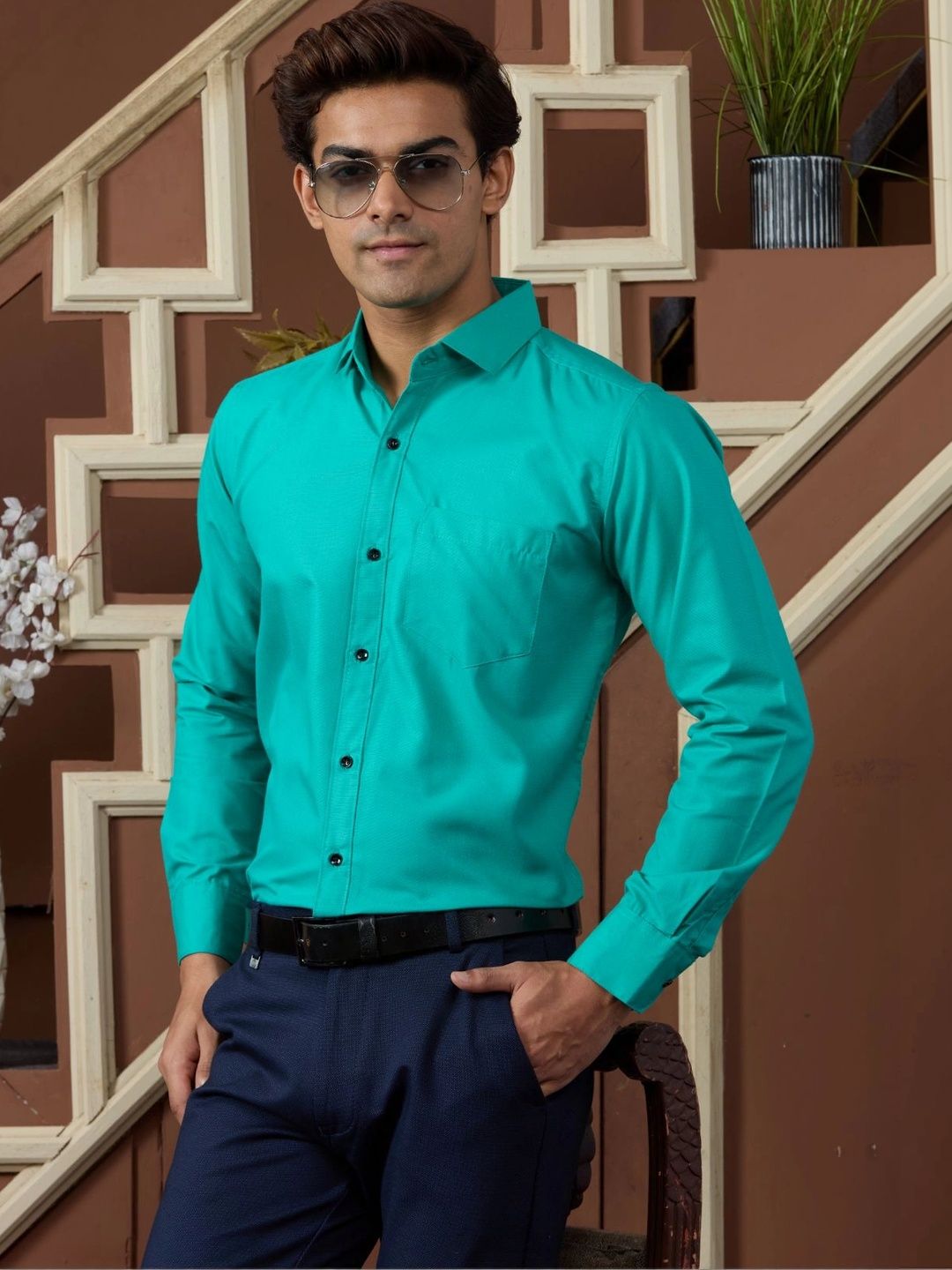 HERE&NOW Men Slim Fit Casual Shirt-picture-51