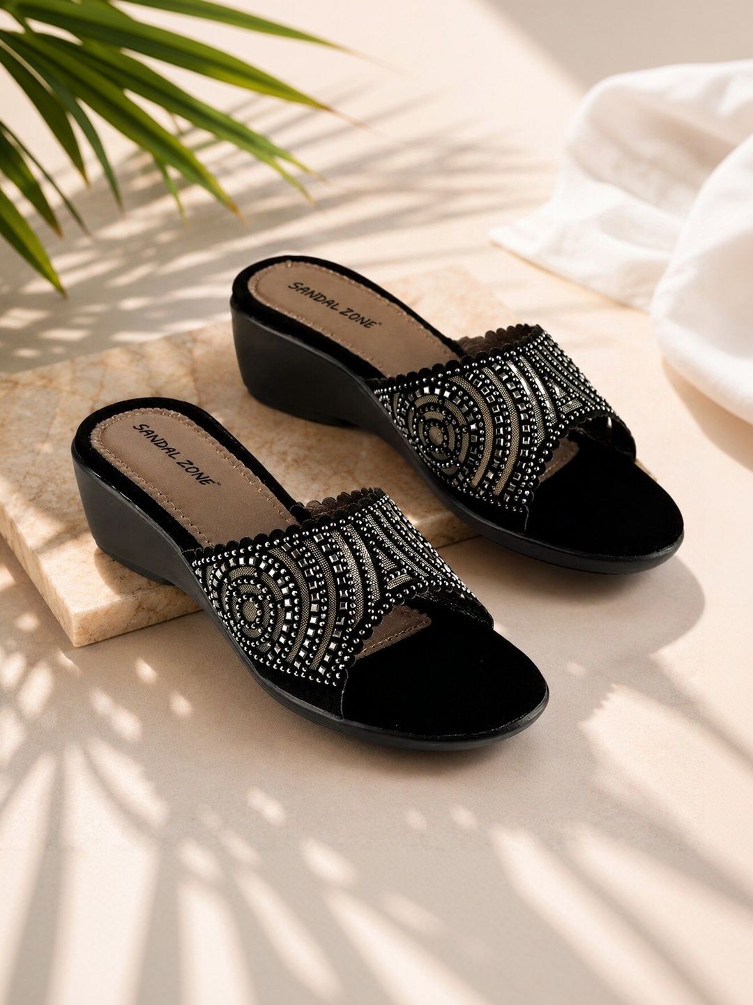SANDALZONE Embellished Party Wedge Sandals-picture-36