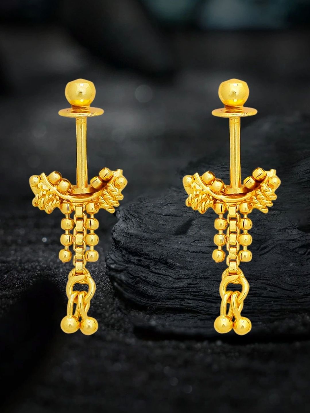 Raj And Deb Geometric Drop Earrings-picture-21