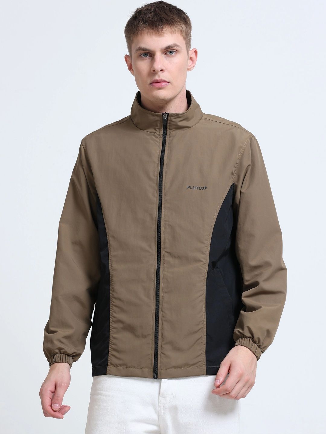Plutus Men Colourblocked Lightweight Sporty Jacket-picture-35